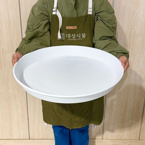 동그라미 물받침 52cm 15호 플라스틱받침 놀이트레이 과학실험 집콕 화산놀이 토분받침 화분물받침 대성식물