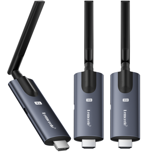 Lemorele 무선 HDMI 송신기 및 수신기는 최대 1080P 60Hz 및 4개의 수신기까지 100-200미터 전송 거리를 달성할 수 있습니다., R1010