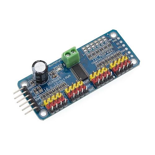 PCA9685 16 채널 12 비트 PWM 서보 모터 드라이버 I2C 모듈, 1개
