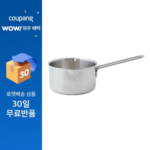 퍼기 인덕션 3중 스텐 SUS 304 이유식 편수 냄비, 1개, 17.2cm, 혼합색상
