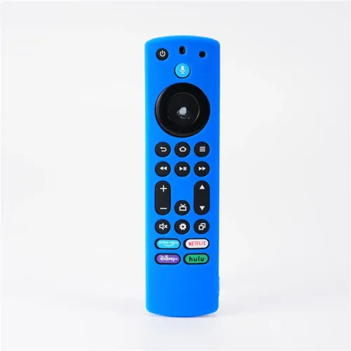 호환 2023년형 파이어 TV 스틱 4K Max 2세대시리즈 리모컨용 실리콘 케이스 (도시바/인시그니아 호환) 충격