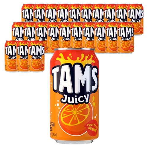 탐스 쥬시 오렌지, 355ml, 24개