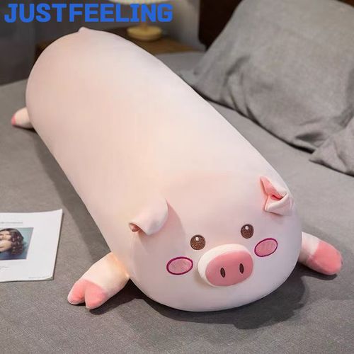 JUSTFEELING 부드러운 인형쿠션 초대형 말랑말랑 돼지 인형 봉제 바디필로우 70cm 90cm 110cm
