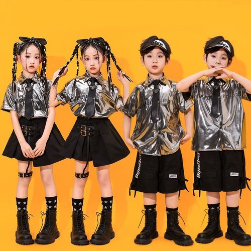 클로이클로젯 투어스 실버 셔츠 남방 블랙 반바지 블링블링 보이그룹 걸그룹 댄스복 아이돌 케이팝