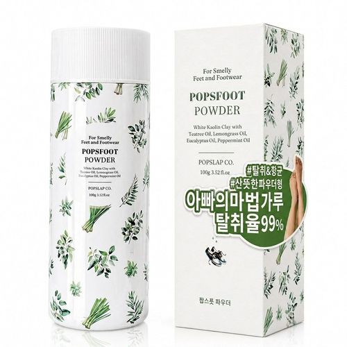 팝스풋 파우더 100g 발냄새제거제 신발냄새제거제 탈취, 1개, 100g