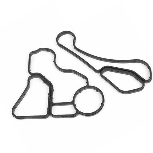 2pcs 엔진 오일 필터 쿨러 하우징 가스켓 씰 11428637820 BMW 와셔 개스킷용