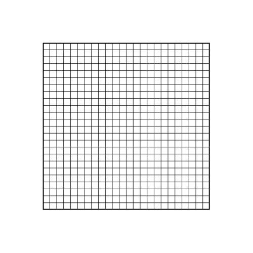 휀스망 120 x 120 cm, 1개, 블랙