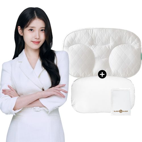 (+화이트밴딩커버 증정) 슬립앤슬립 아이유 깊은잠 베개, 화이트, 1개