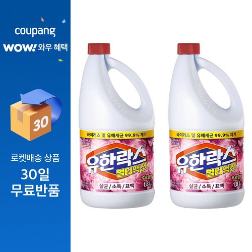 유한락스 멀티액션 후로랄 락스, 2개, 1.8L