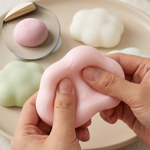 찹쌀떡 모찌 슬랑이 말랑이 스퀴시 장난감 스트레스볼 피젯