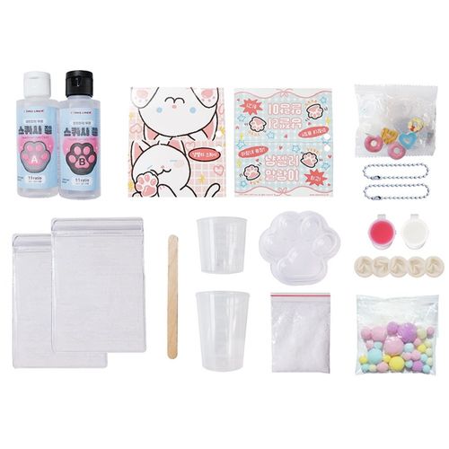 마니랜드 냥젤리 스퀴시 만들기 DIY 키트, 1개
