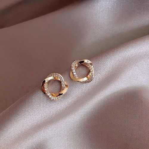 예쁜 여성 청순한 패션 고급스러운 럭셔리 기하학 심플 클래식 미니멀 디자인 귀걸이