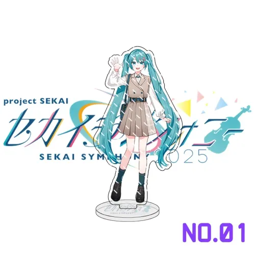 프로젝트 세카이 2025 콘서트 컬러풀 스테이지 플레이트 데스크 장식 아키야마 미즈키 스탠딩 컬렉션 아크