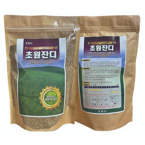 초원잔디 한국형 잔디씨앗 400g - 묘지 산소 정원용 무료배송, 1개