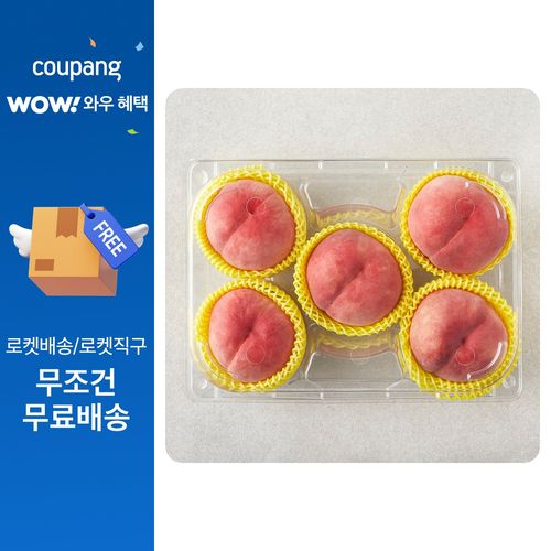 당찬 아삭한 복숭아, 1개, 1.25kg(4~6입)