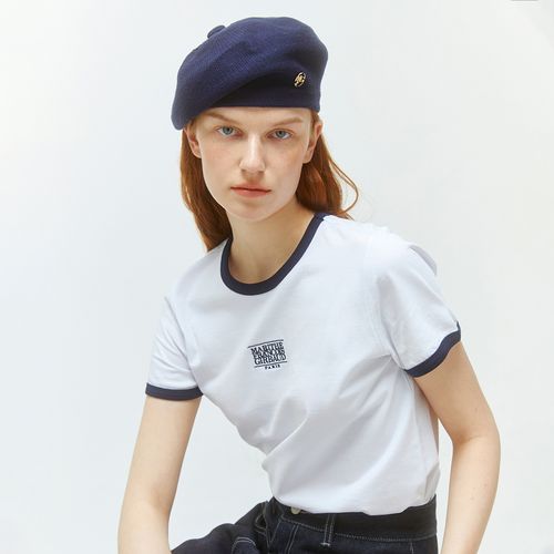 마리떼프랑소와저버 여성용 CLASSIC LOGO RINGER TEE