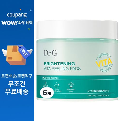 닥터지 브라이트닝 비타 필링 패드 70매, 70개입, 6개