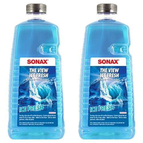 소낙스 워셔액 더 뷰 아이스 프레쉬, 2L, 2개
