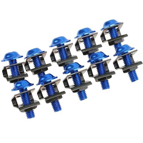페어링 고정 볼트 10Pcs 범용 M6 6mm 나사 볼트, 모터바이크 페어링 본체와 호환됨