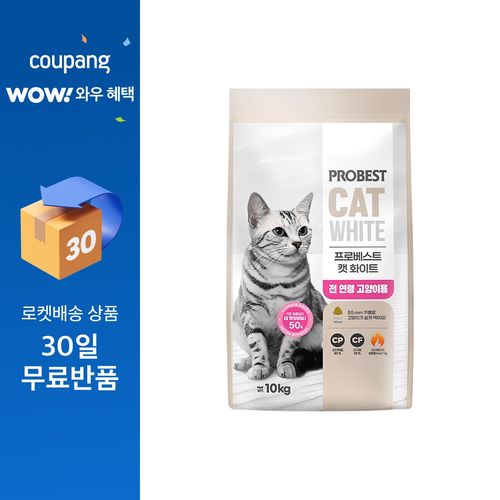 프로베스트 전연령 캣 화이트 건식사료, 오리, 10kg, 1개