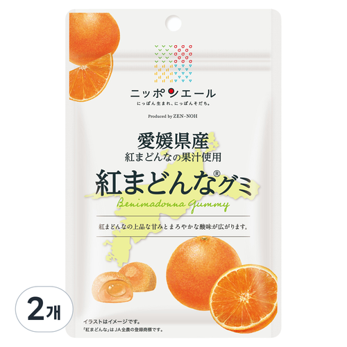 닛폰에일 에히메 베니마돈나 구미, 40g, 2개