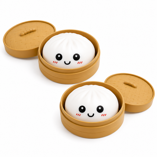 모아엘 대왕만두 찐빵 찜통세트 말랑이 슬랑이 280g 2개, 표정, 280g, 2개