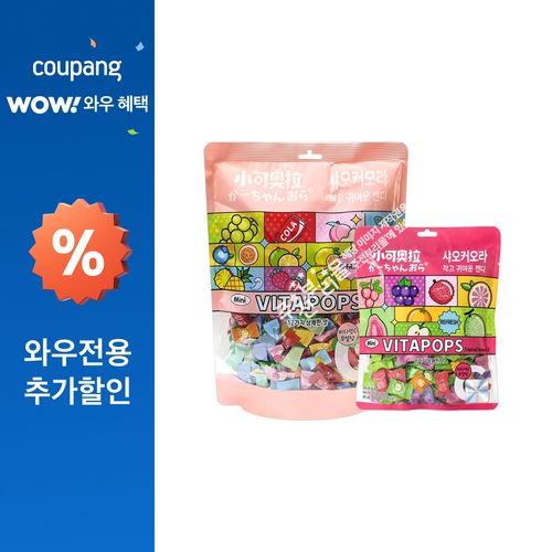 샤오커오라 비타팝스캔디 시즌1+시즌2, 600g, 1박스