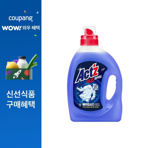 액츠 퍼펙트 베이킹소다 액상세제, 1개, 2.7L