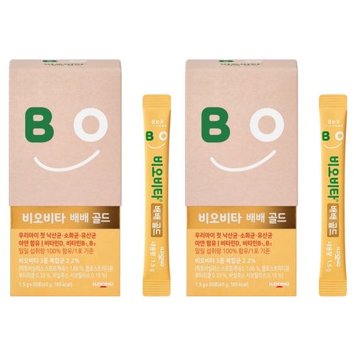 비오비타 일동제약 배배 골드 유산균 30p, 45g, 2개