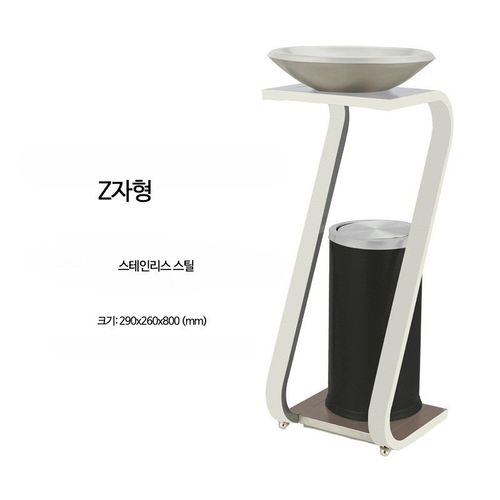 호텔 쓰레기통 로비 수직 분리수거함 상업용 스테인리스 재떨이 호텔 복도 실외 분리수거통 공원 분리수거함 아파트 상가 업소용 대형 중형 다용도 다칸 다층 분리수거함 쓰레기통 재활용