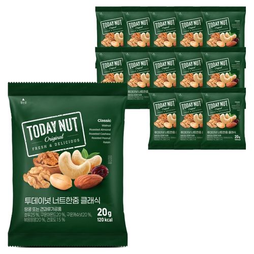 투데이넛 2주플랜 클래식 14p, 280g, 1개