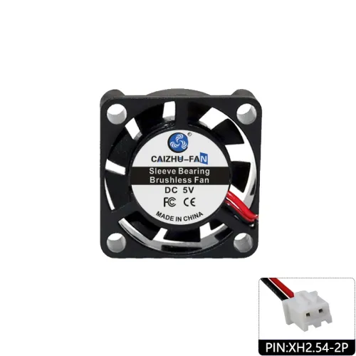 2507 DC 3.7V 5V 12V 24V 2 핀 쿨러 브러시리스 칩셋 방열판 3D 프린터 부품용 미니 냉각 2.5cm 25X25X7mm
