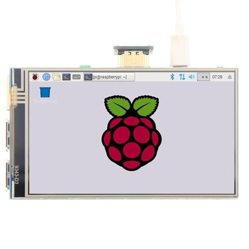 4인치 LCD HDMI 디스플레이 480x800 터치스크린 라즈베리파이 호환 XPT2046 HDMI 입력 모듈 IPS 패널 SY4008-125G