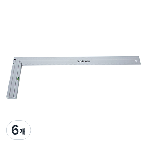 E.T.SHOP 수평 직각자 50cm / 알루미늄 목공용 직각자 목공자 각도자 수평자 눈금자 목공구 목공용자