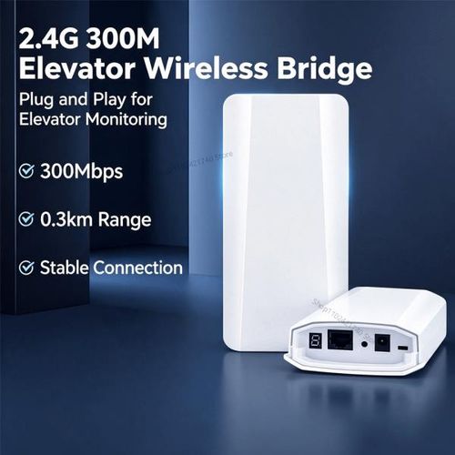 엘리베이터 무선 브리지 WiFi 확장기 실외 2.4G 리피터 300Mbps 0.3km IP65 방수 메쉬 AP (농장 RV 마당 안