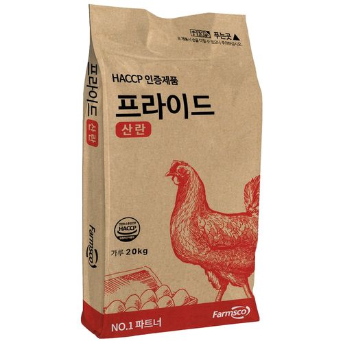 팜스코 프라이드 산란 산란율 증가 양계장 전용 닭사료, 1개, 20kg