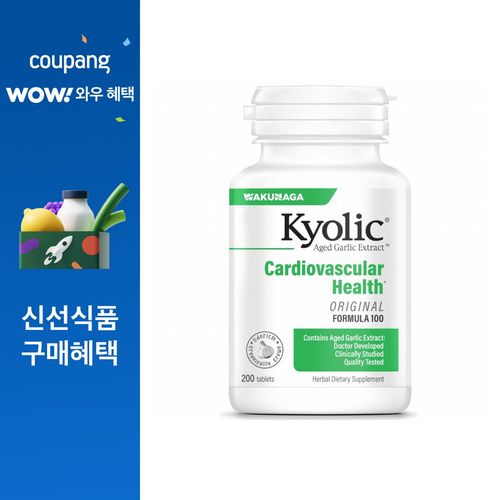 쿄릭 숙성마늘 추출물 포뮬러 100 카디오베스큘러 타블렛, 200정, 1개
