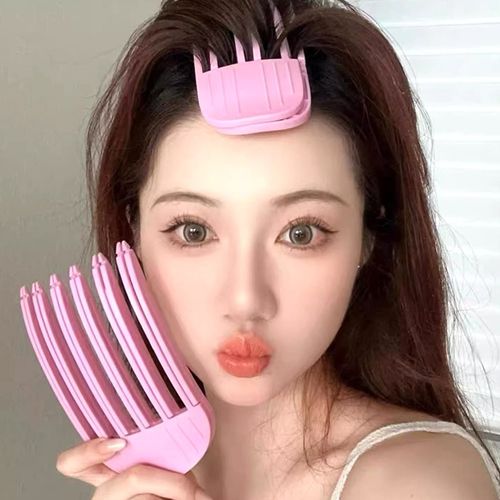 정수리 볼륨핀 헤어핀 1+1(3핀+6핀) / 뿌리 정수리 빗핀 가르마 앞머리 스타일링 고정 집게핀