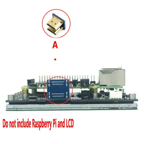 라즈베리 파이 Pi5 4B 3B용 LCD HDMI 어댑터 커넥터