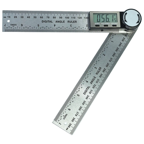 디와이툴즈 디지털 각도자 20cm 360도 전자 각도기 스테인리스 자, 1개