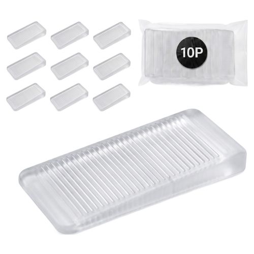모래랩 가구 미끄럼 밀림 방지 소파 받침대 수평 맞추기 레벨 패드 10p, 1개, 투명