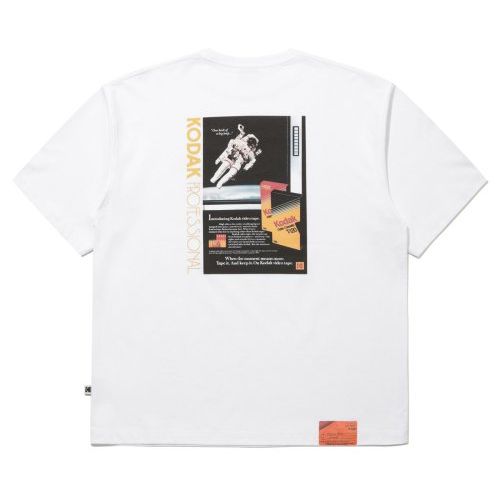 코닥 남성 반소매 티셔츠 K6223LRS21WHT 반팔티 기능성반팔티 RGB