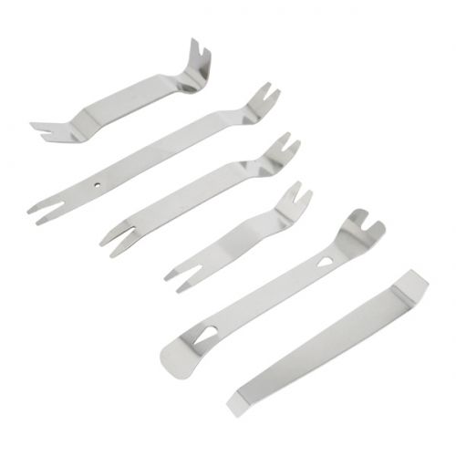 차량용 트림 리무버세트 6PCS 스틸 리무버 자동차 내장재 탈거 분리 핀풀러 핀셔
