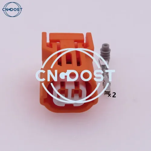 1 세트 2 핀 AC 어셈블리 남성 여성 소켓 공기 흡입 압력 센서 커넥터 (핀 및 씰 포함) 6188-0590 6189-089