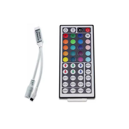 RGB 5050 LED 조광기 리모컨, 1개, RGB