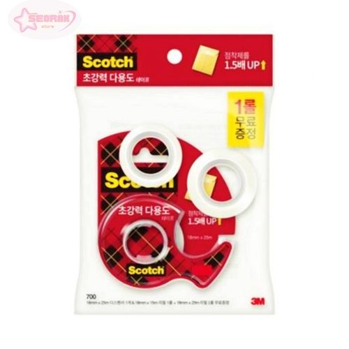 서락 3M 스카치 강력 다용도테이프 세트 SH1825D&SH1815R+1825R 1롤무료증정 묶음용