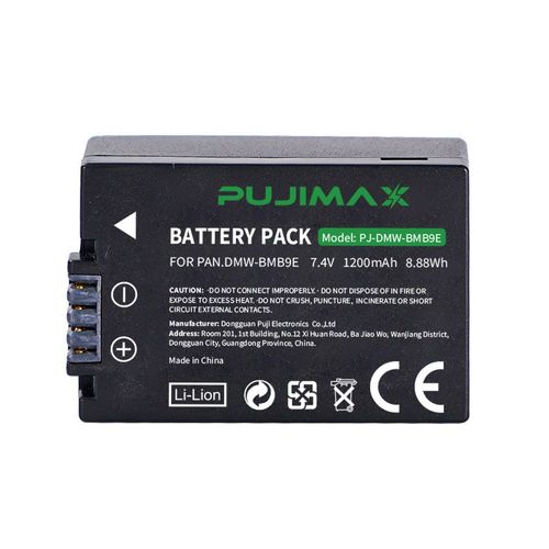 PHOMAX 파나소닉 DMW-BMB9E 배터리 7.4V 1200mAh 고용량 카메라 배터리 Lumix DMC-FZ150 / FZ40 / FZ47 / FZ48 / FZ60 호환