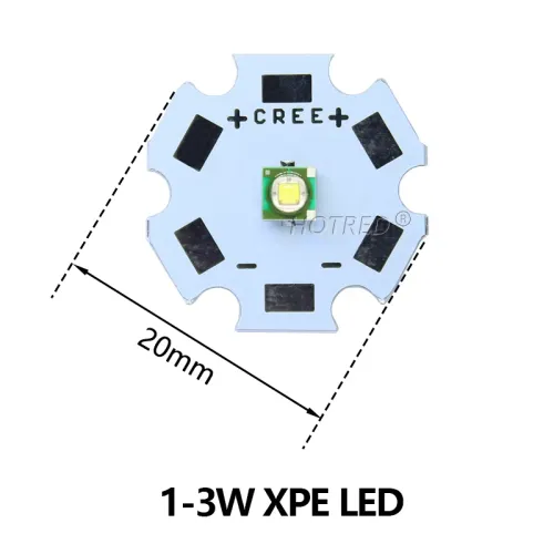 고출력 LED 손전등 부품 3W 5W 10W 18W T6 XML2 DIY 3.5x3.5mm/5x5mm XHP50 LED 3V 비드 자전거 액세서리 헤드램프용