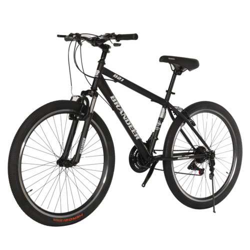 브랜디어 B21 MTB 스틸 림 브레이크 16.5kg 신장 160~180cm, 블랙, 66cm(26인치)