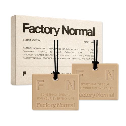 팩토리노멀 차량용방향제 테라코타 디퓨저 자동차 룸미러 선물, 1세트, 히노끼 라운지